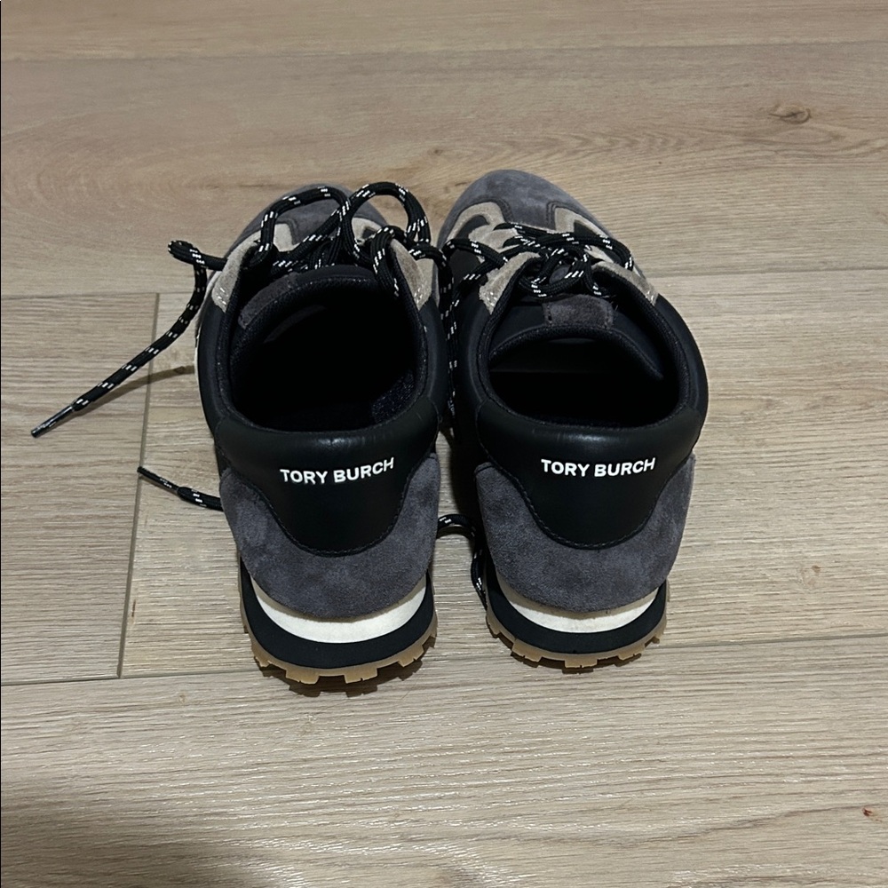 Women’s Black and Gray Tory Burch Sneakers - Picture 2 of 4
